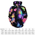 thumbnail image 2 of Dreamy Purple Butterfly Pattern (47)-1 Men's Women New Sweatshirt Hoodie Men's Plus Size Sweatshirt Hooded Sweatshirt 3d Printed Street Men's Cloth, 2 of 6