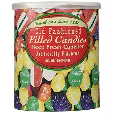 Washburns Old Fashioned Hard Filled Christmas Candy, 16 Oz.