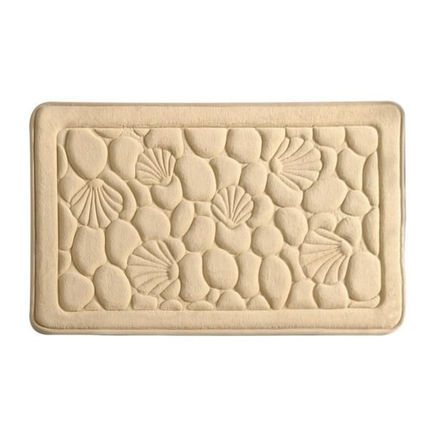 Alfombrilla de baño absorbente, lavable, suave, antideslizante, de secado rápido, alfombra de ducha afelpada para bañera, lavabo, tocador, baño del hogar