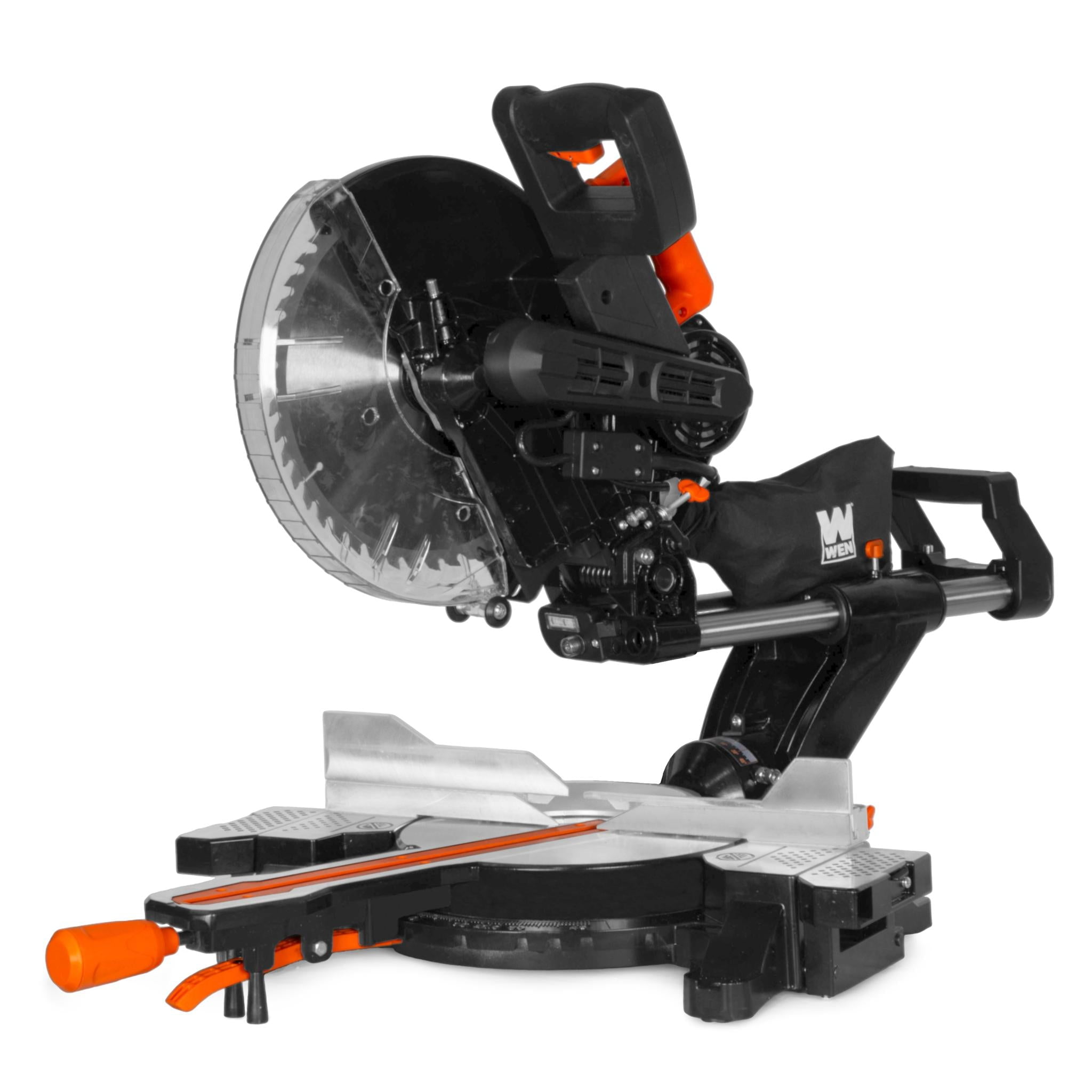 WEN 15-Amp 12-Inch Dual-Bevel Sliding Compound Miter Saw with Laser (MM1213T)