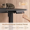thumbnail image 5 of 31.5" Foldable Electric Standing Desk for Small Space, 180° Tiltable Mobile Rising Computer Desk, Height Adjustable Drawing Desk, Study Writing Table, 5 of 6