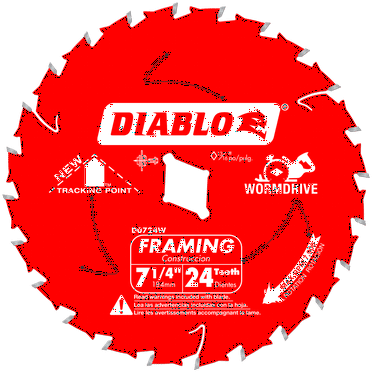 Diablo-D0724W Framing Saw Blade