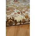 thumbnail image 5 of Linon Home Decor Illusions Area Rug Collection, Gold and Burgundy, 5' x 8', 5 of 5