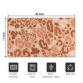 thumbnail image 5 of Brown and Pink Of Leopard Print Door Rugs,Washable Non Slip Door Mats Indoor,Decorative Door Mats,Entry Mat Indoor for Entrance,Bedroom,Kitchen,Bathroom,17"x30", 5 of 6