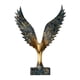 thumbnail image 1 of Estatua de ala extendida de resina, escultura, decoración de mesa, artesanías decorativas hechas a mano para estanterías ligeras, 1 of 9