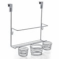 thumbnail image 3 of Home Intuition Hair Styling Station Organizer, Over the Cabinet Door (Silver), 3 of 7