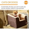 thumbnail image 3 of K&H Pet Products Bucket Booster Rectangle Pet Car Seat - Small - Chocolate and Tan, 3 of 7