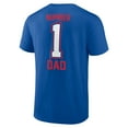 thumbnail image 3 of Men's Royal Buffalo Bills Father's Day #1 Dad T-Shirt, 3 of 3