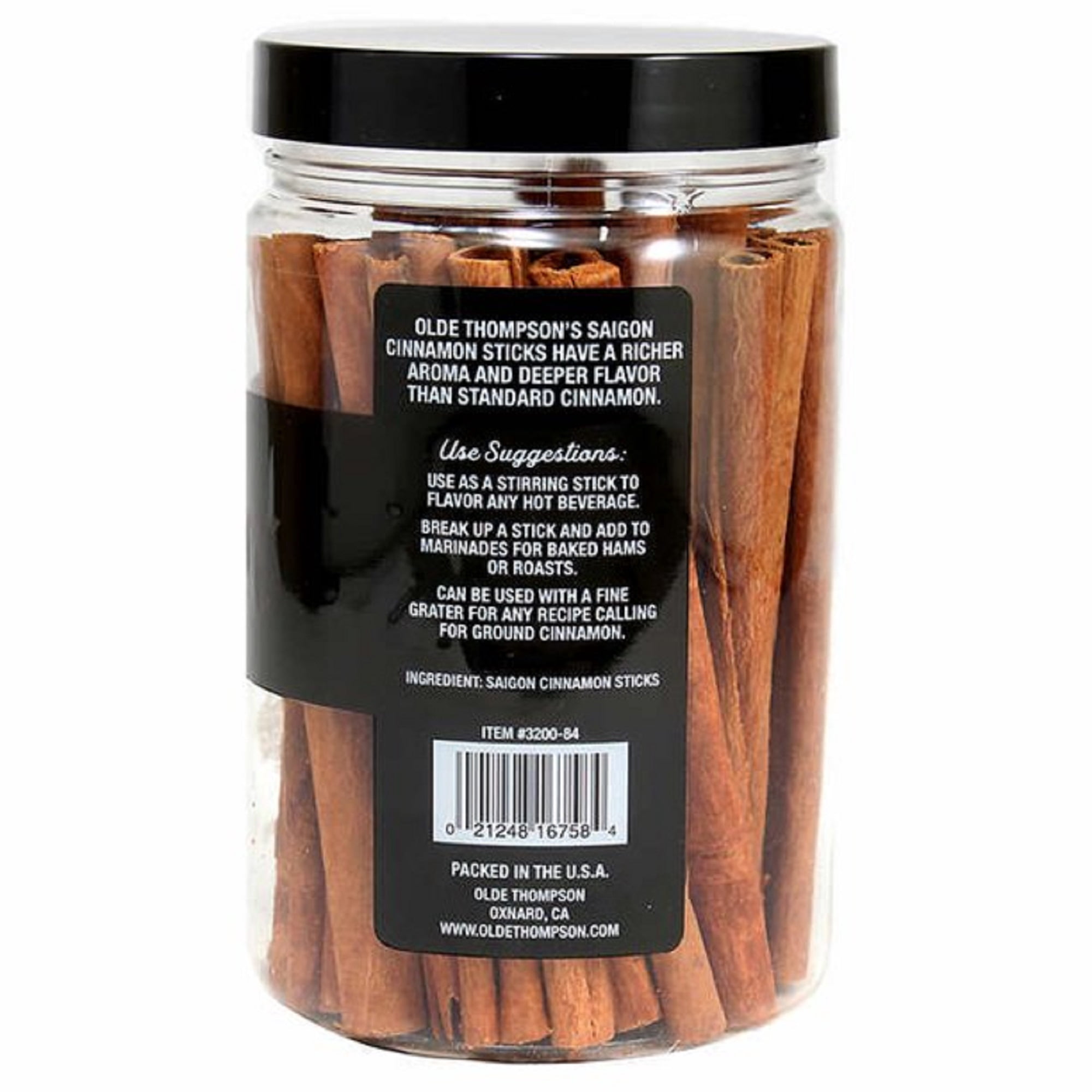 Olde Thompson Saigon cinnamon Sticks 6.6 Ounces/187 Grams Pack of 2
