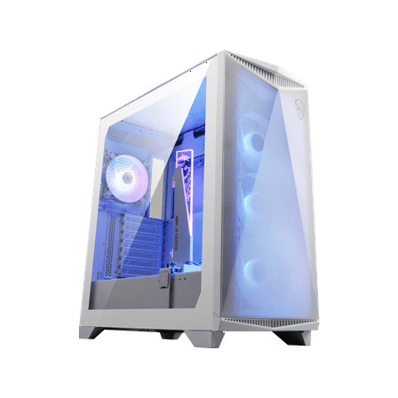 MSI MPG GUNGNIR 300R AIRFLOW WHITE, USA, 2xUSB 3.2 Gen 1, 1xUSB 3.2 Gen2 Type-C, 4x120mm PWM ARGB Fan, ARGB PWM Control Board, Tempered Glass Window