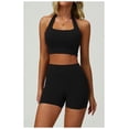 thumbnail image 3 of Parte de atrás bonita, Sujetador deportivo con cuello  for correr, sujetador de Fitness de secado rápido, chaleco de Yoga Push-Up for mujer, transpirable, 3 of 6