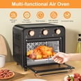 thumbnail image 6 of TINANA 5-in-1 Air Fryer Toaster Oven Countertop, 1300W 17 Qt, 4-Slice Convection Ovens Combo, Oil-Less Air Fry, Roast, Bake Broil Toast, Dried Fruit, Timer, Stainless Steel, 6 of 10