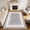 Grey, variant on Checkered Area Rug 5x7, No Slip Washable Rug, Modern Bedroom Rug Under Bed Ultra Carpet, Low-Pile Rugs for Living Room Bedroom Dining Room, Grey