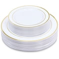 thumbnail image 1 of Platos Desechables Elegantes Plástico, Vajilla Fiesta, 50 Pz Berry Hip PLATOR-20, 1 of 7