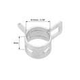 thumbnail image 3 of Uxcell 10mm Silver Tone Steel Band Spring Clamp for Fuel Line Silicone Hose 20 Pack, 3 of 5