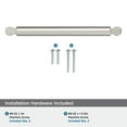 thumbnail image 4 of Amerock Balon 6-5/16 inch (160mm) Center-to-Center Satin Nickel Cabinet Pull, 4 of 6