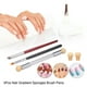 thumbnail image 3 of Plumas de esponja de uñas Irfora Kit de bolígrafo de esponjas de gradiente de uñas 3 piezas Kit de esponja de uñas de doble cabeza Cepillo de pluma de uñas 4 cabeza de esponja Irfora Plumas de esponja de uñas, 3 of 7