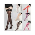 thumbnail image 3 of Babibeauty 1Pair Sexy Lingerie Women Stockings Lace Sheer Top Thigh Highs Socks Pantyhose Hold Up Stockings, 3 of 5