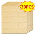 thumbnail image 1 of 20/30/40//50pcs 3D Wall Tile Sticker, Foam Brick Self-Adhesive Anti-Collision Sticker,, 1 of 5