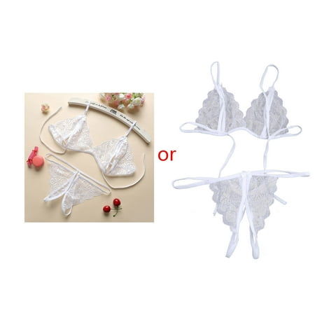 

Sexy Lingerie Women Transparent Lace Babydoll Erotic Underwear Set Temptation Bra Open Crotch Panties Baby for Doll Sexy