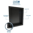 thumbnail image 4 of Tile Redi USA RND1614S-20 Redi Shower Niche, 34" H X 16" W, Black, 4 of 4