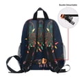 thumbnail image 5 of FORMRS School Backpack with Front Zippered Pocket 12" Student Travel Daypack, Blue Christmas Light, 5 of 6