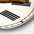 thumbnail image 3 of Designart 'Circus Animals Bear' Oversized Cottage Wall Clock, 3 of 5