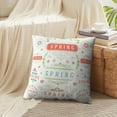 thumbnail image 4 of LALILO Throw Pillow Covers Spring Retro And Vintage And Spring Cushion Cover 18" x 18", 2 Pack, 4 of 6