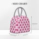 thumbnail image 2 of Balery Groovy Pink Disco Balls Bolsa de Almuerzo para Mujeres, Caja de Almuerzo, Bolsa de Almuerzo Pequeña Impermeable, Tote de Almuerzo Reutilizable con Gran Capacidad, 2 of 6