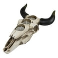 thumbnail image 5 of Western Steer Bull Cow Skull Decorative 3 Tea Light Votives Candle Holder Decor, 5 of 7