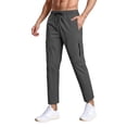 thumbnail image 4 of Dpytoraw Men's Lightweight Jogger Pants Stretch Fit Outdoor Running Travel Trousers Gray XL, 4 of 7