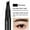 black, variant on Hauiodp Microblade Brow Pen,4-Tip Microblade Brow Pen,Liquid Water Eyebrow Pencil 3D Simulation, Eyebrow Color Rendering, Natural Sweat Eyebrow Pencil, Four Colors