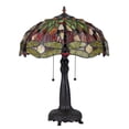 thumbnail image 2 of Radiance Goods Tiffany-Style Dragonfly 2 Light Table Lamp 18" Shade, 2 of 4