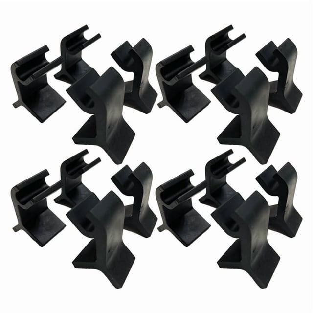 Bgsha 16PCS Kitchen Use Tray Bracket Steamer Oven Tray Bracket Blue Black