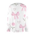 thumbnail image 5 of Valentine's Day Sprint Shrugs for Women Lightweight 3/4 Sleeve Sprint Cardigans for Women Lightweight Open Front Shrug Cardigan Love Heart print Dressy Draped Thin Cardigans, 5 of 5