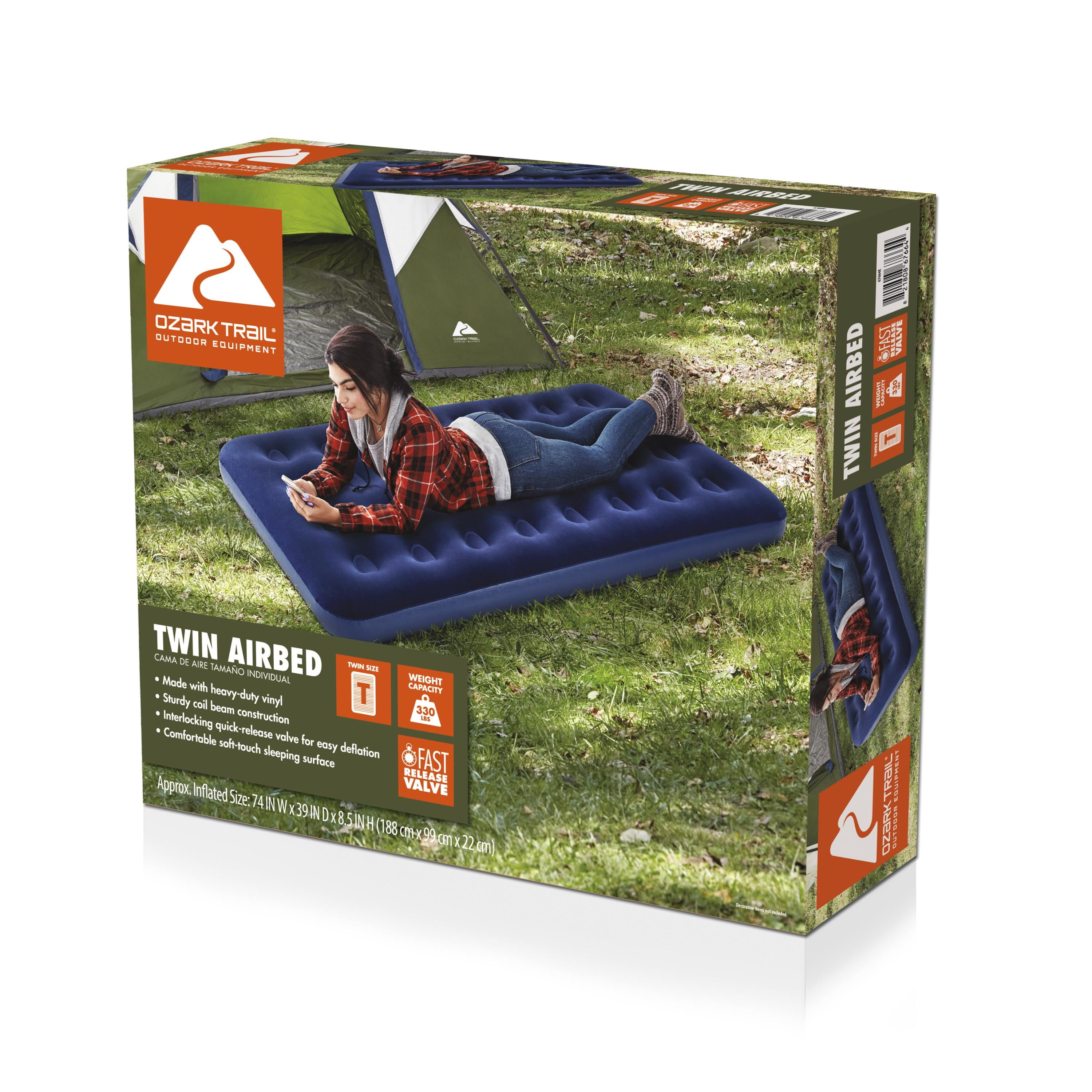 Ozark twin airbed discount
