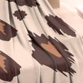 thumbnail image 3 of Beige and Brown Of Leopard Print Blanket,Comfortable Soft Lamb Wool Throw Blanket,All Season,Warm Lightweight Blankets for Sofa Bed Couch Living Room Chair,30"x40", 3 of 4