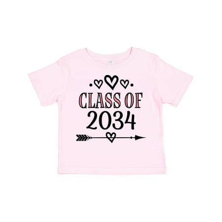 

Inktastic Class of 2034 Graduate School Year Gift Toddler Toddler Girl T-Shirt