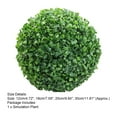 thumbnail image 5 of Ruanlalo Simulation Plant,Topiary Ball Vivid Verdant Plastic Tear Resistant Faux Plant Ball Garden Decoration, 5 of 7