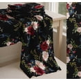 thumbnail image 6 of Soimoi Black Cotton Poplin Fabric Leaves & Peony Floral Print Sewing Fabric Yard 42 Inch Wide, 6 of 7