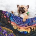 thumbnail image 3 of Pofeuu Galactic Night Over Meadow Print Puppy Blanket,Dog Blankets,Pet Blanket Cozy Cat Blankets for Indoor Cats, Fuzzy Pet Blanket for Kitten Doggy Dog Blankets-Medium, 3 of 8