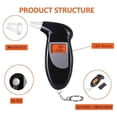 thumbnail image 3 of Breathalyzer Alcohol Tester, Portable Mounted Blow Type Alcohol Detector, Alcohol Tester with Digital LCD Display, 3 of 5