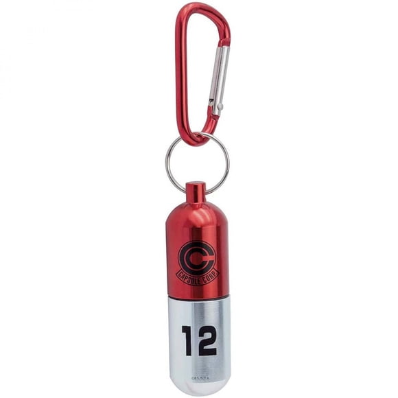 Dragon Ball Z Porte-Clés Réplique Capsule Rouge Corp.