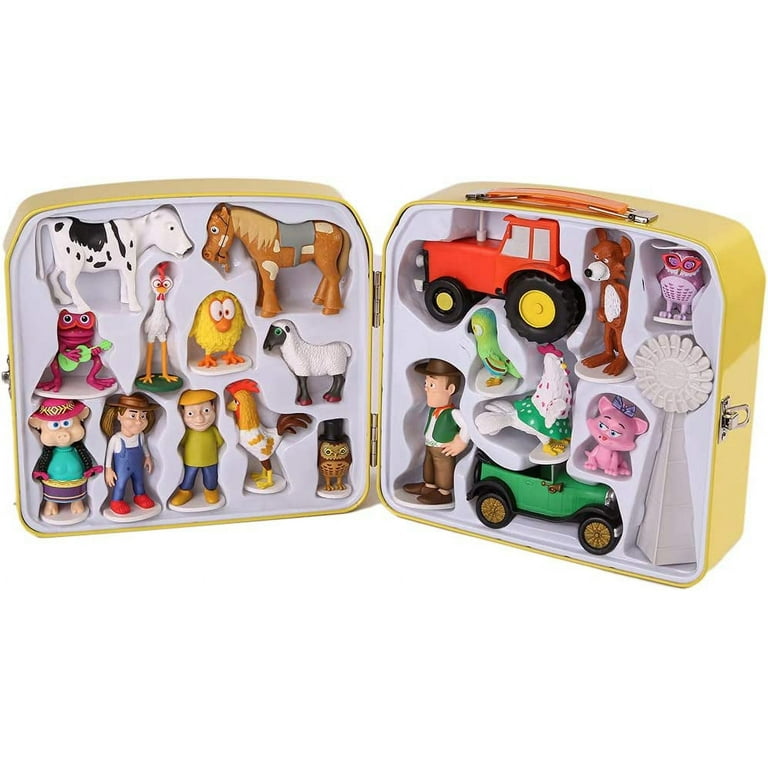 La Granja De Zenon Adventure Action Figures Set in Tin Box, 20 Collectible  Action Figures. Toys Kids 