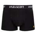 thumbnail image 2 of LYLE&SCOTT Bóxers para hombre, paquete de 3 - Barclay Core Trunks, algodón elástico Negro M (Medium), 2 of 3