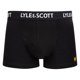 thumbnail image 2 of LYLE&SCOTT Bóxers para hombre, paquete de 3 - Barclay Core Trunks, algodón elástico Negro 2XL (XX-Large), 2 of 3