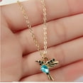 thumbnail image 2 of Hummingbird Necklace - Trendy Hummingbird necklace Gold Tone, 2 of 5