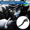 thumbnail image 3 of Palancas de freno y embrague cortas Unique Bargains para Kawasaki Ninja 500 2024-2025, palanca de freno ajustable en 6 posiciones, aleación de aluminio, negro sólido, 1 par, 3 of 7