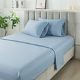 thumbnail image 4 of Mainstays 7-Piece Reversible Bed in a Bag Comforter Set with Sheets, Navy Geo, Queen, 4 of 12
