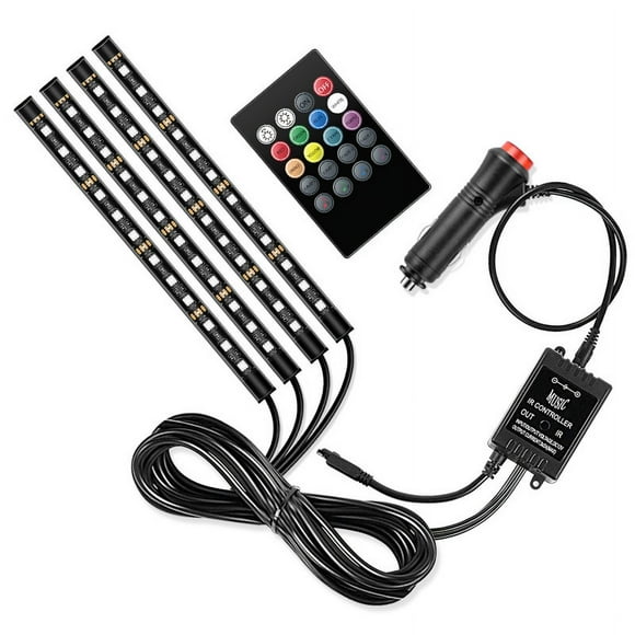 (Section B)Car Interior Lights, Car Interior LED Car Interior Lights, Auto Gadgets Car LED Lights APP Control
